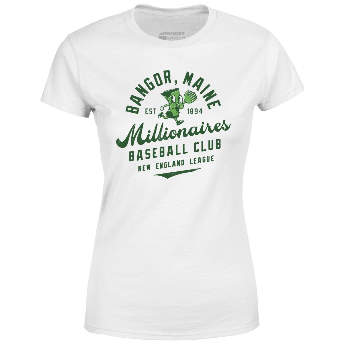 Bangor Millionaires - Maine - Vintage Defunct Baseball Teams - Women's T-Shirt