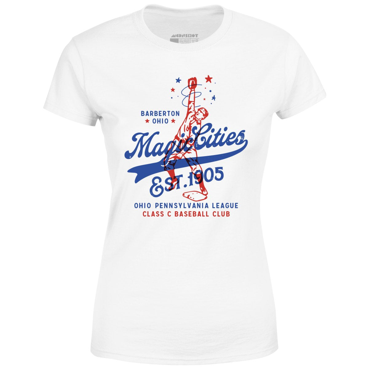 Barberton Magic Cities - Ohio - Vintage Defunct Baseball Teams - Women's T-Shirt