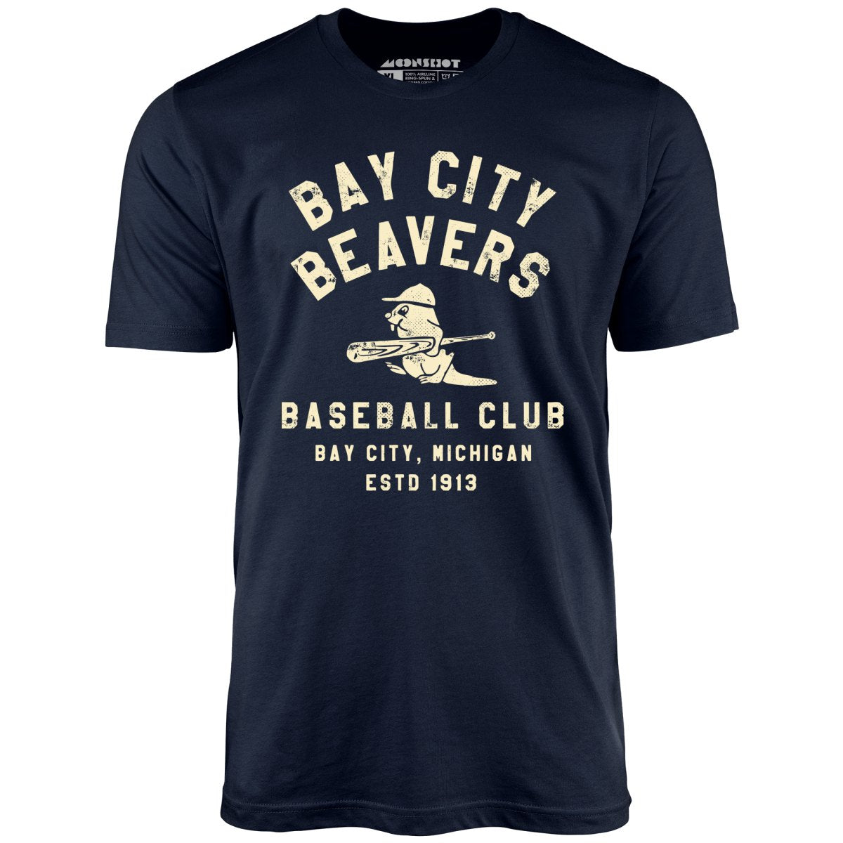 Bay City Beavers - Michigan - Vintage Defunct Baseball Teams - Unisex T-Shirt