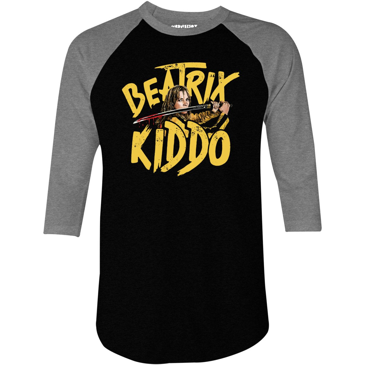 Beatrix Kiddo - Kill Bill - 3/4 Sleeve Raglan T-Shirt