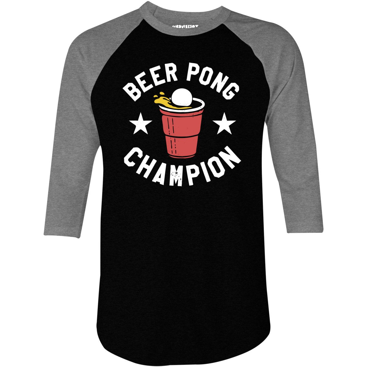 Beer Pong Champion - 3/4 Sleeve Raglan T-Shirt