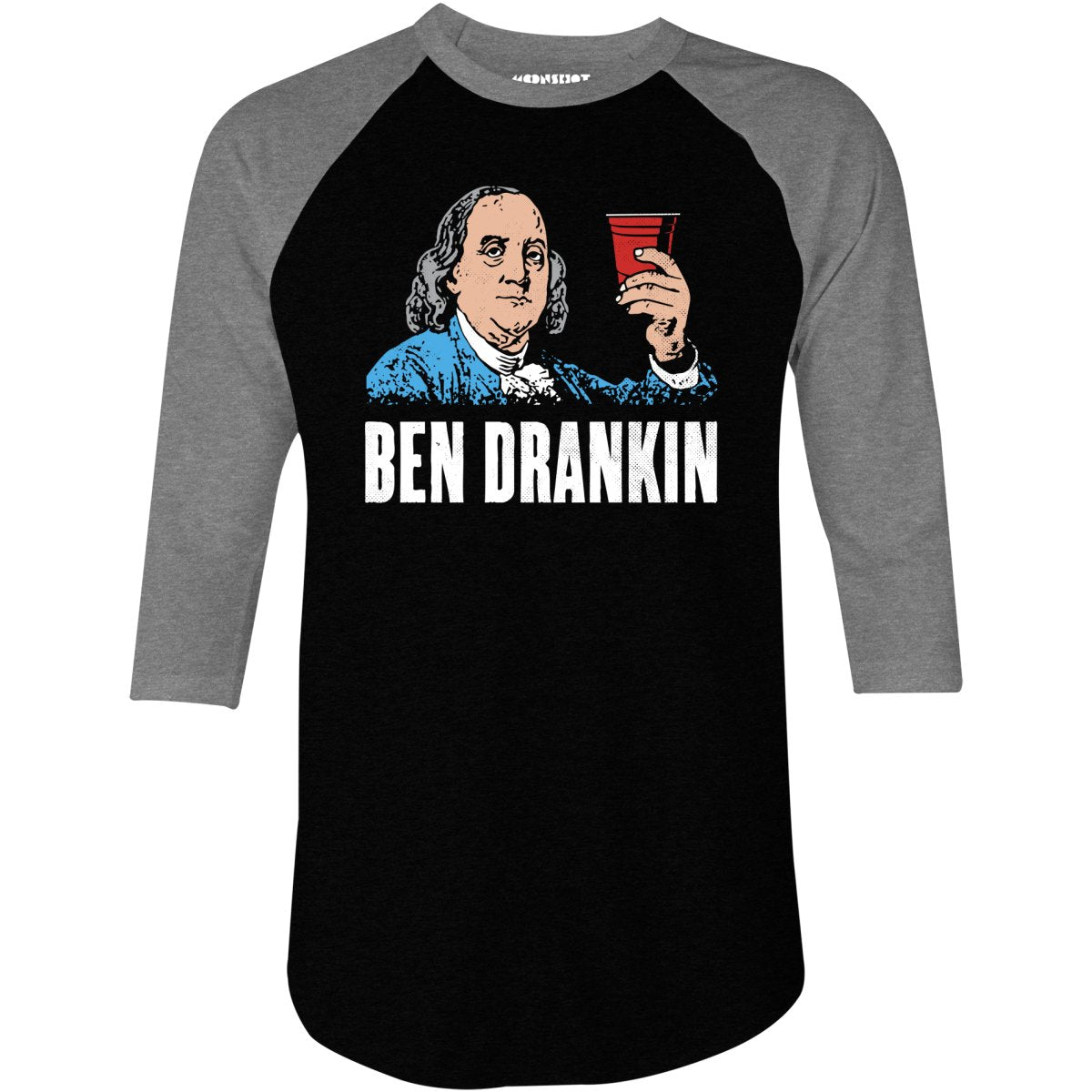 Ben Drankin - 3/4 Sleeve Raglan T-Shirt