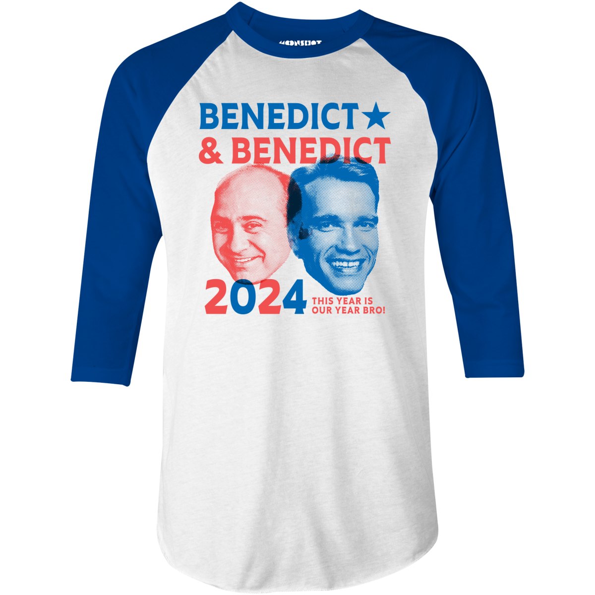 Benedict & Benedict 2024 - 3/4 Sleeve Raglan T-Shirt