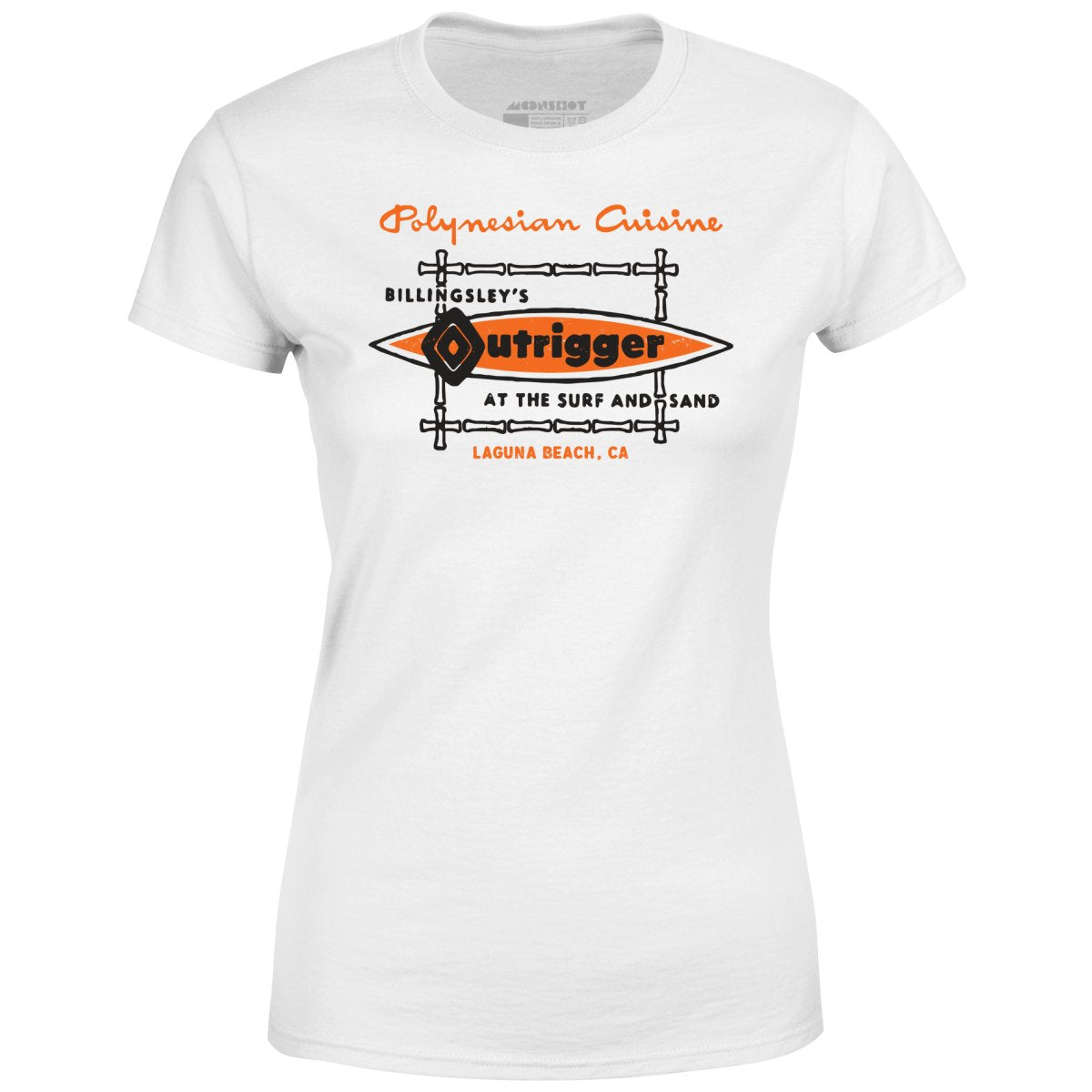 Billingsley's Outrigger - Laguna Beach, CA - Vintage Tiki Bar - Women's T-Shirt