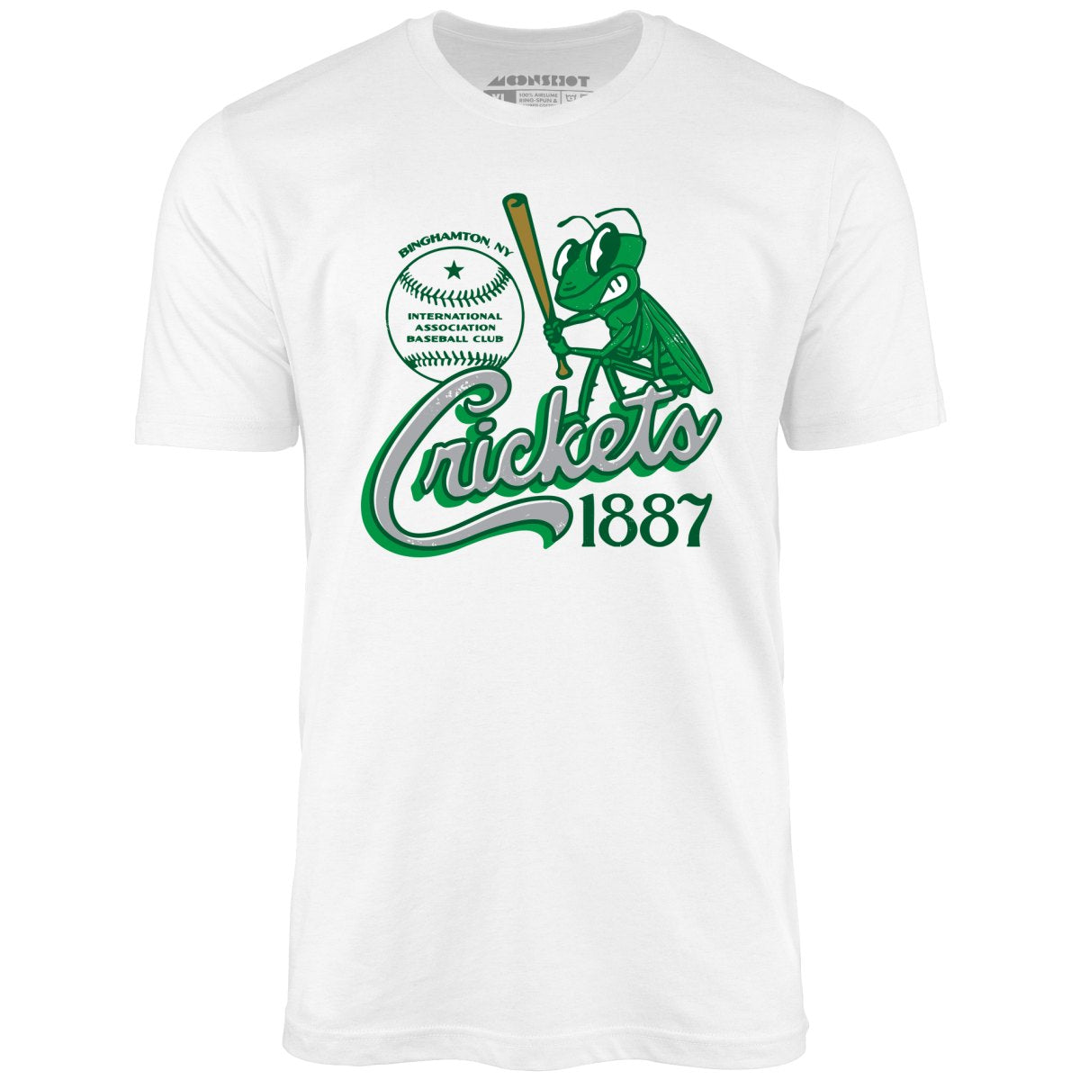 Binghamton Crickets - New York - Vintage Defunct Baseball Teams - Unisex T-Shirt