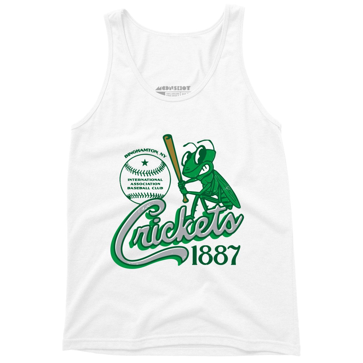 Binghamton Crickets - New York - Vintage Defunct Baseball Teams - Unisex Tank Top