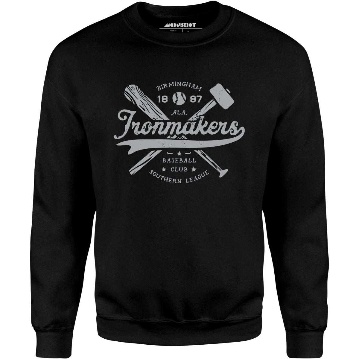 Birmingham Ironmakers - Alabama - Vintage Defunct Baseball Teams - Unisex Sweatshirt