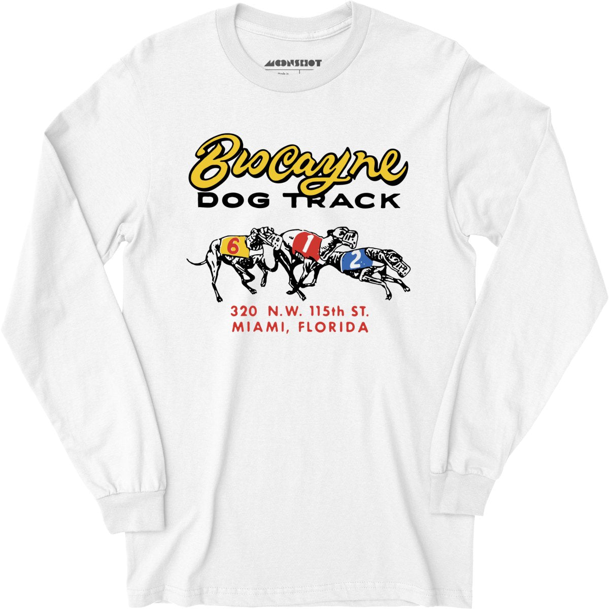 Biscayne Dog Track - Vintage Miami, FL - Long Sleeve T-Shirt