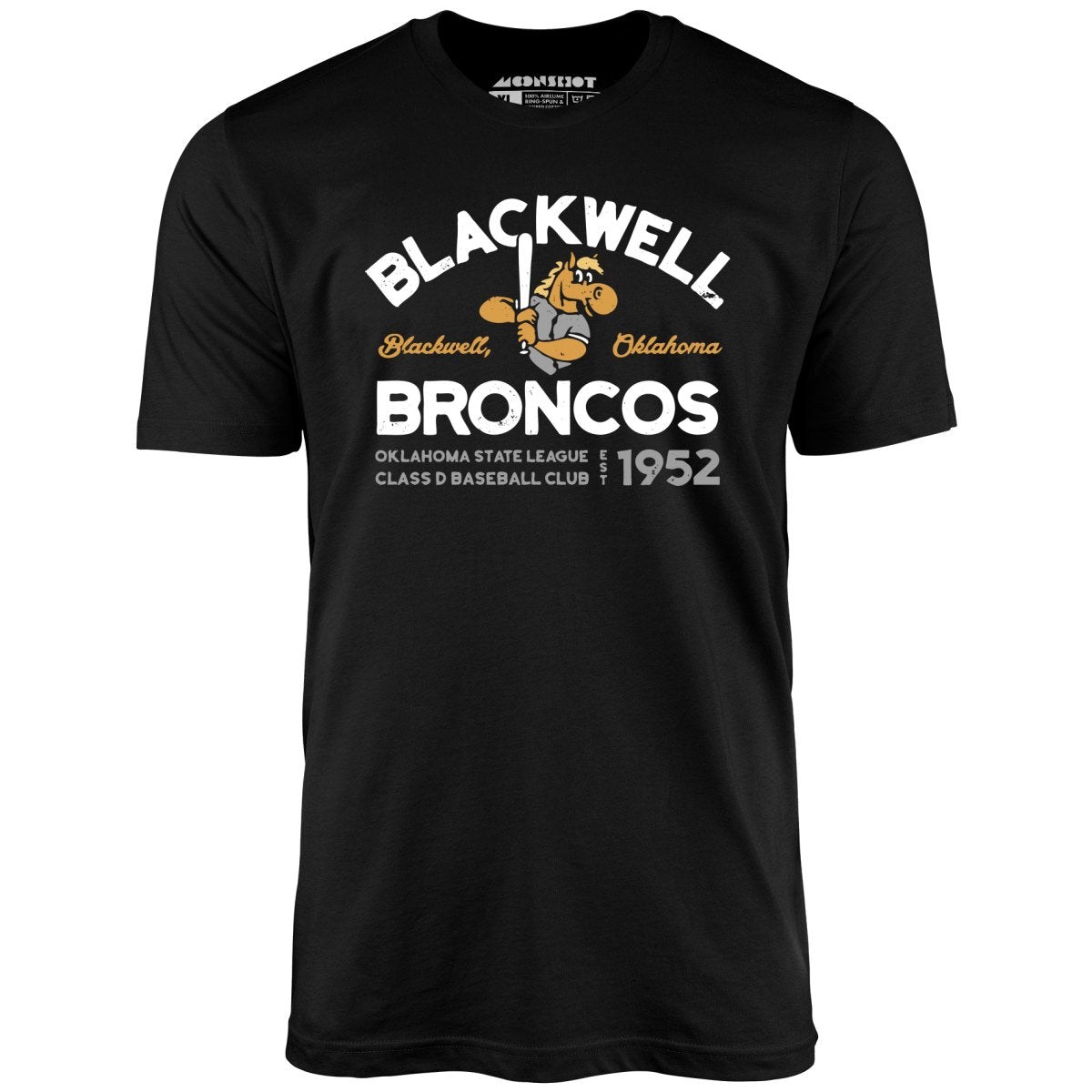 Blackwell Broncos Oklahoma Vintage Defunct Baseball Teams Unisex T Shirt