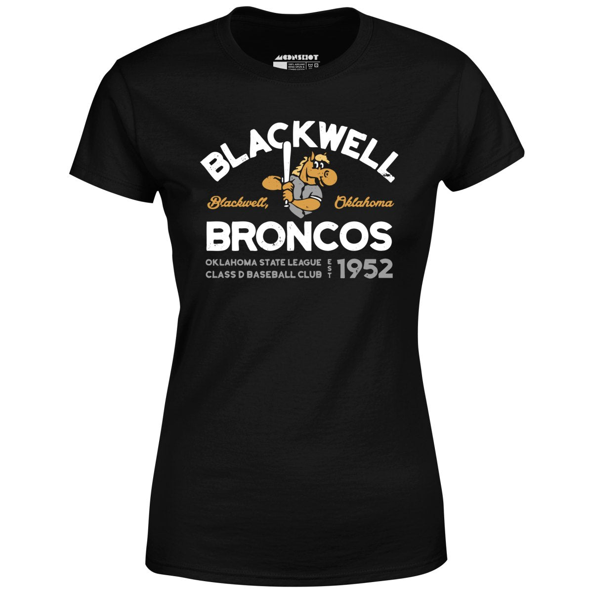 Blackwell Broncos - Oklahoma - Vintage Defunct Baseball Teams - Women's T-Shirt