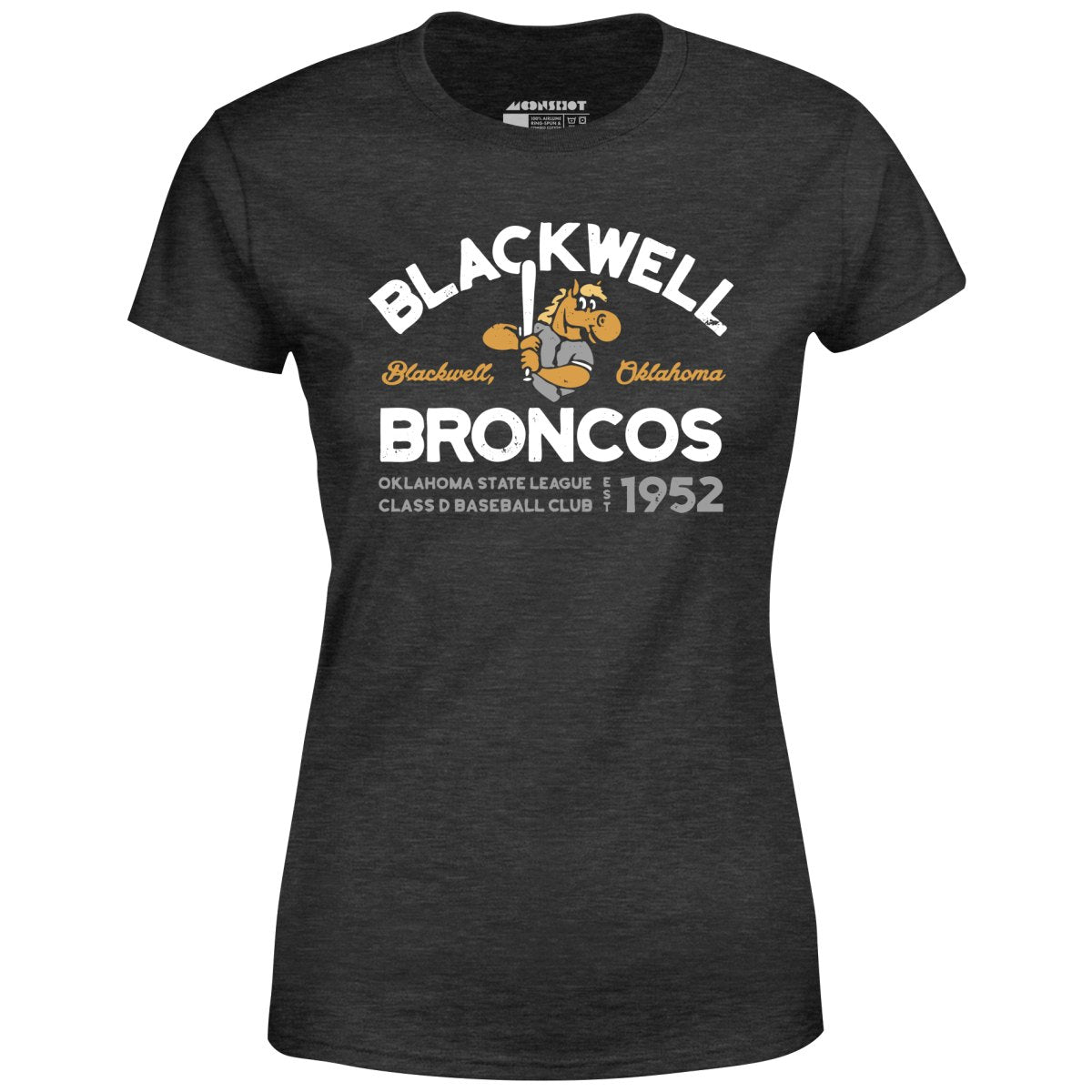 Blackwell Broncos - Oklahoma - Vintage Defunct Baseball Teams - Women's T-Shirt