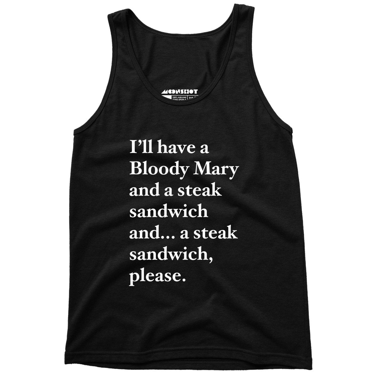 Bloody Mary and a Steak Sandwich - Unisex Tank Top