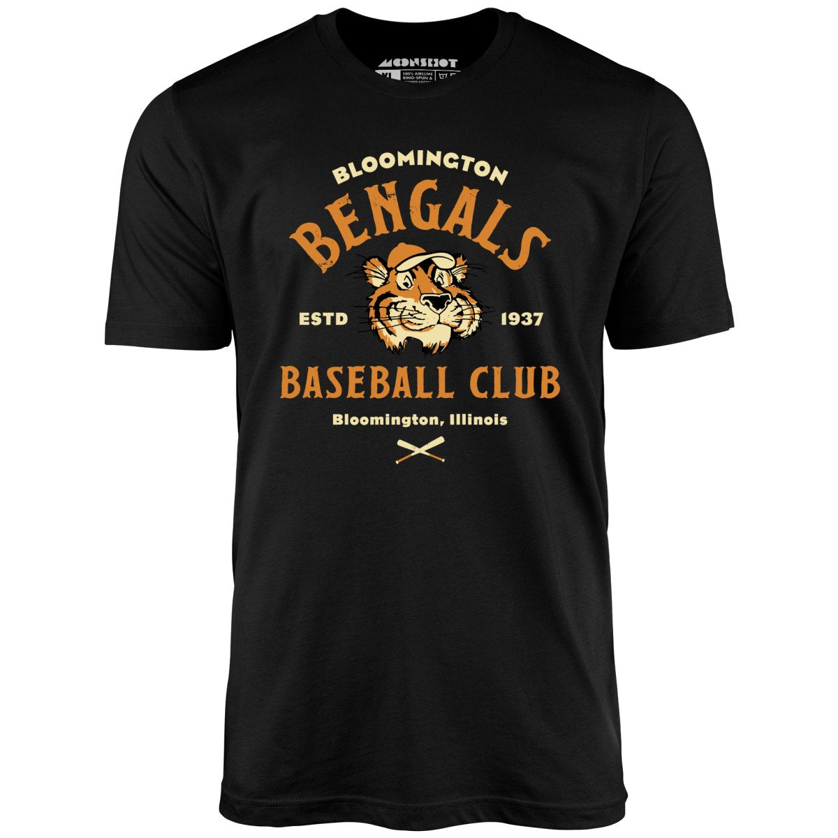 Bloomington Bengals - Illinois - Vintage Defunct Baseball Teams - Unisex T-Shirt