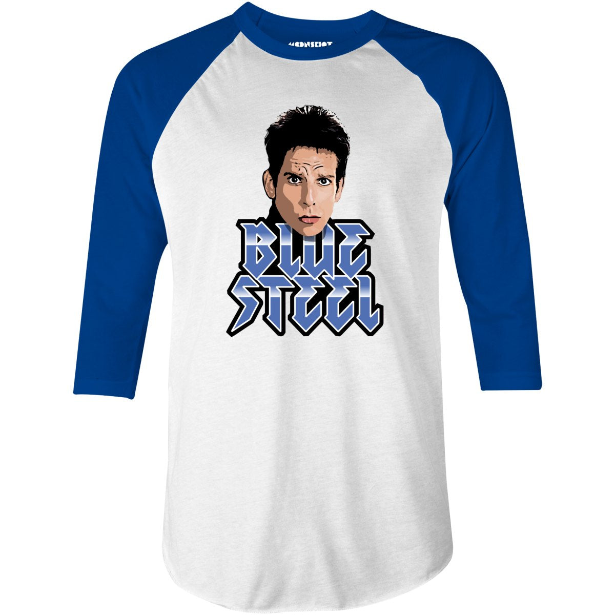 Blue Steel - Derek Zoolander - 3/4 Sleeve Raglan T-Shirt