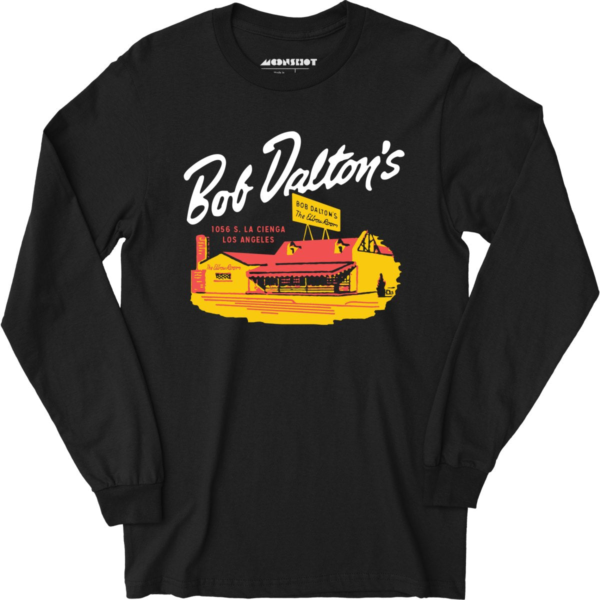 Bob Dalton's The Elbow Room - Los Angeles, CA - Vintage Restaurant - Long Sleeve T-Shirt