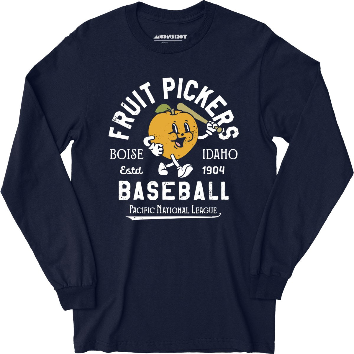Boise Fruit Pickers - Idaho - Vintage Defunct Baseball Teams - Long Sleeve T-Shirt