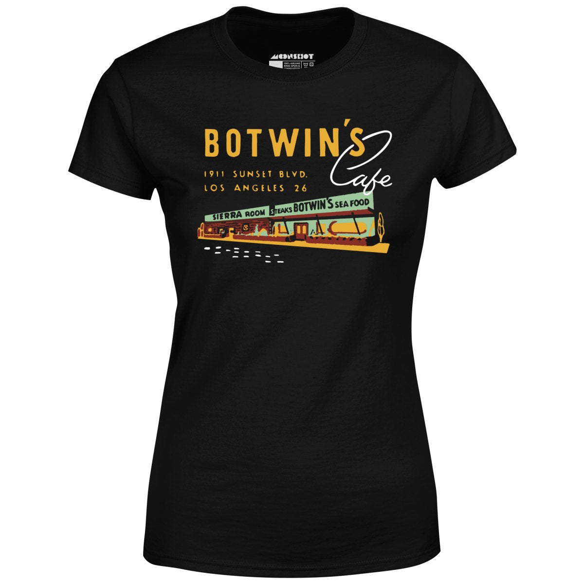 Botwin's Cafe - Los Angeles, CA - Vintage Restaurant - Women's T-Shirt