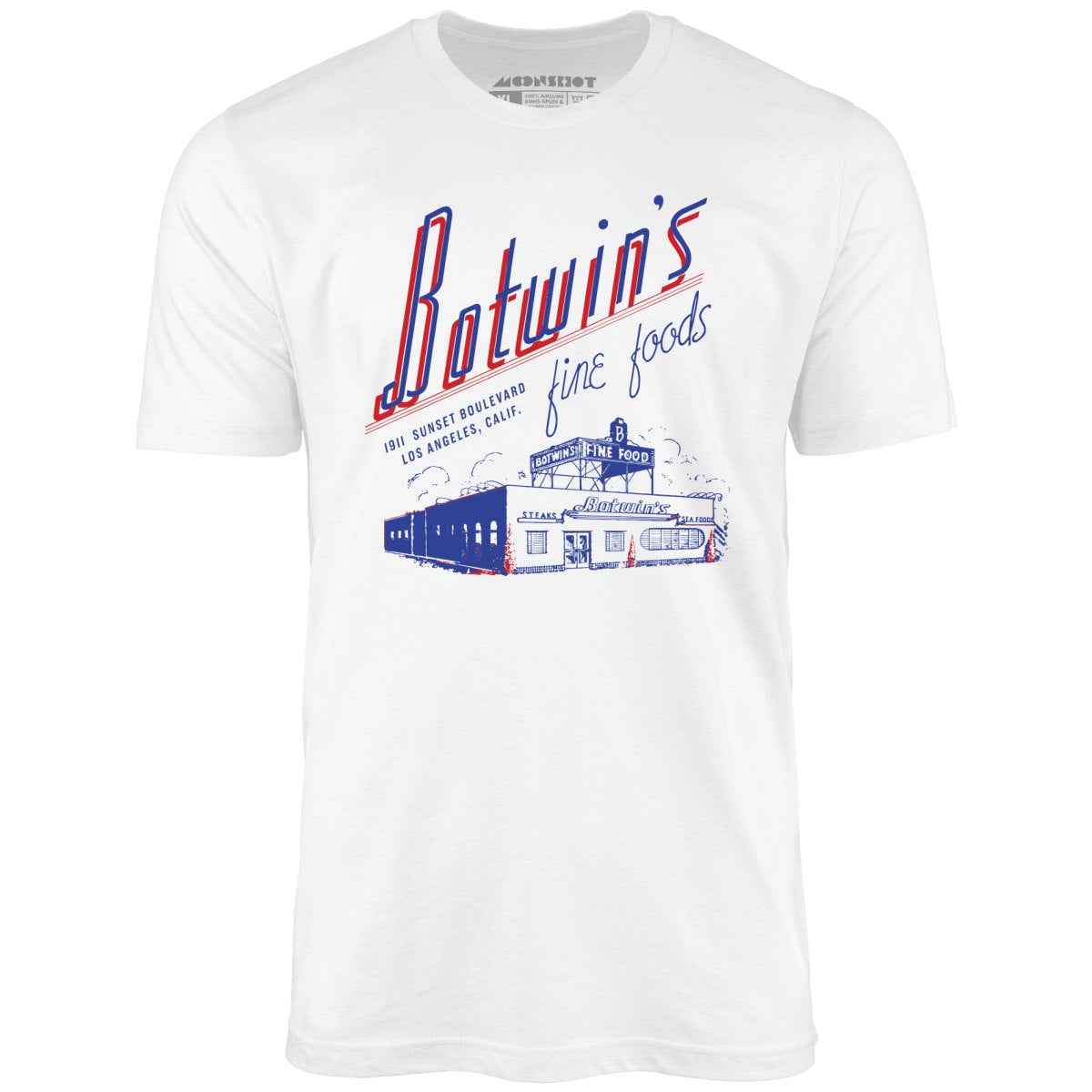 Botwin's Cafe v2 - Los Angeles, CA - Vintage Restaurant - Unisex T-Shirt