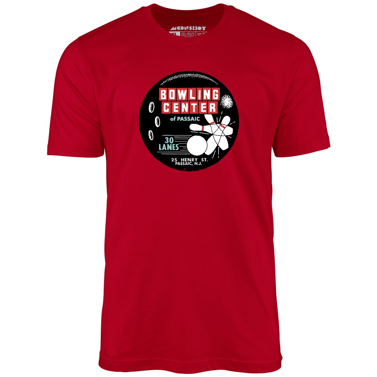 Bowling Center of Passaic - Passaic, NJ - Vintage Bowling Alley - Unisex T-Shirt