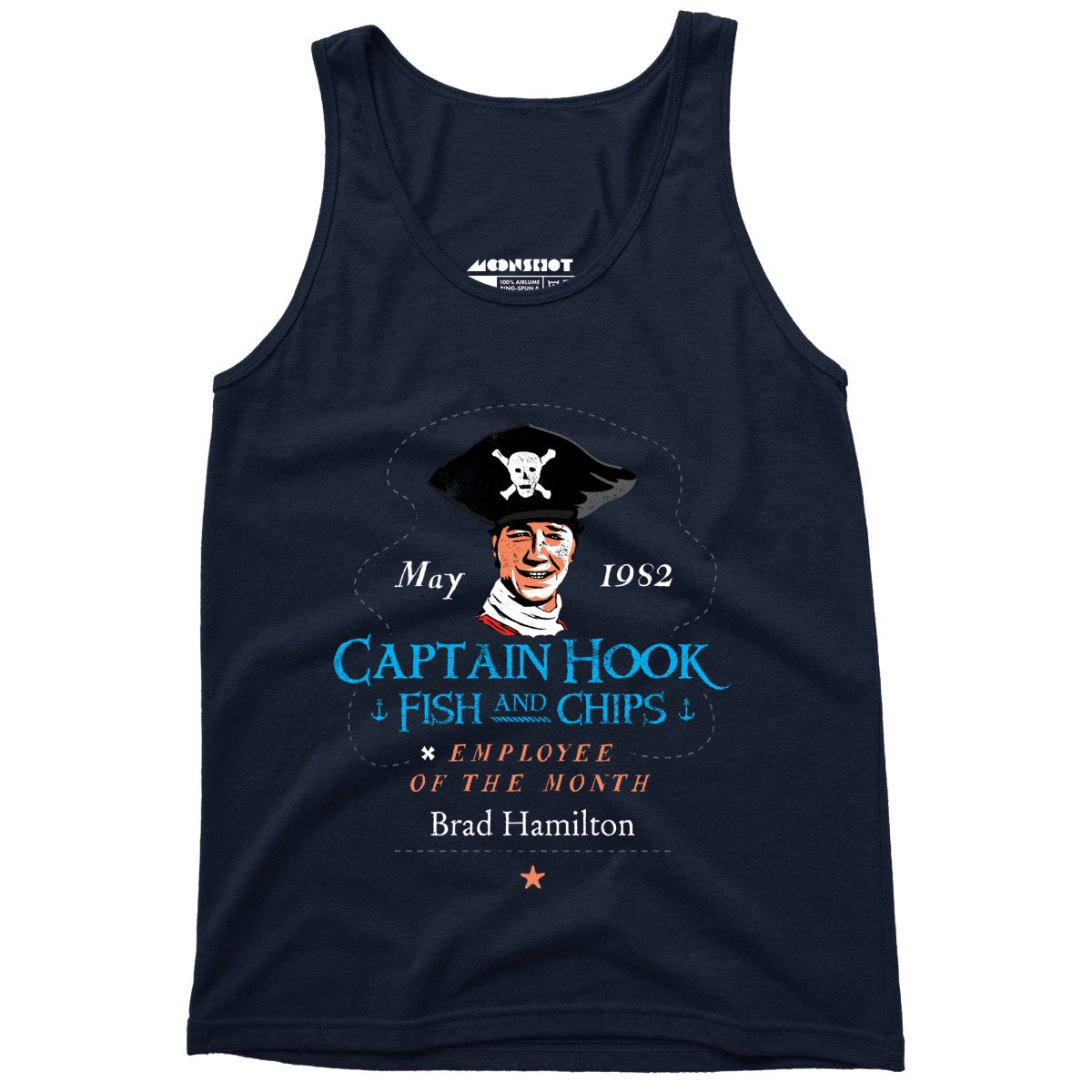 Brad Hamilton - Captain Hook Fish & Chips - Unisex Tank Top