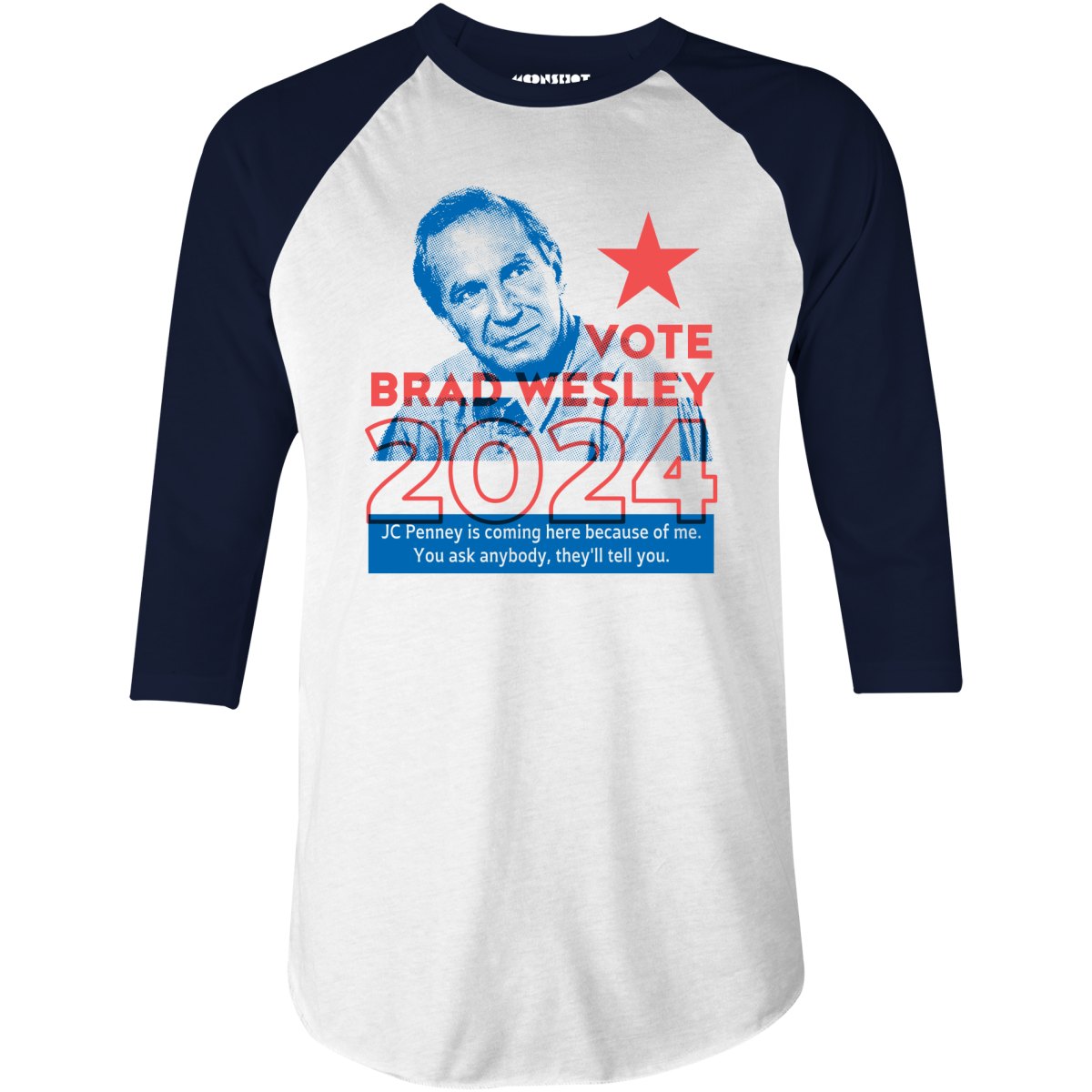Brad Wesley 2024 - 3/4 Sleeve Raglan T-Shirt