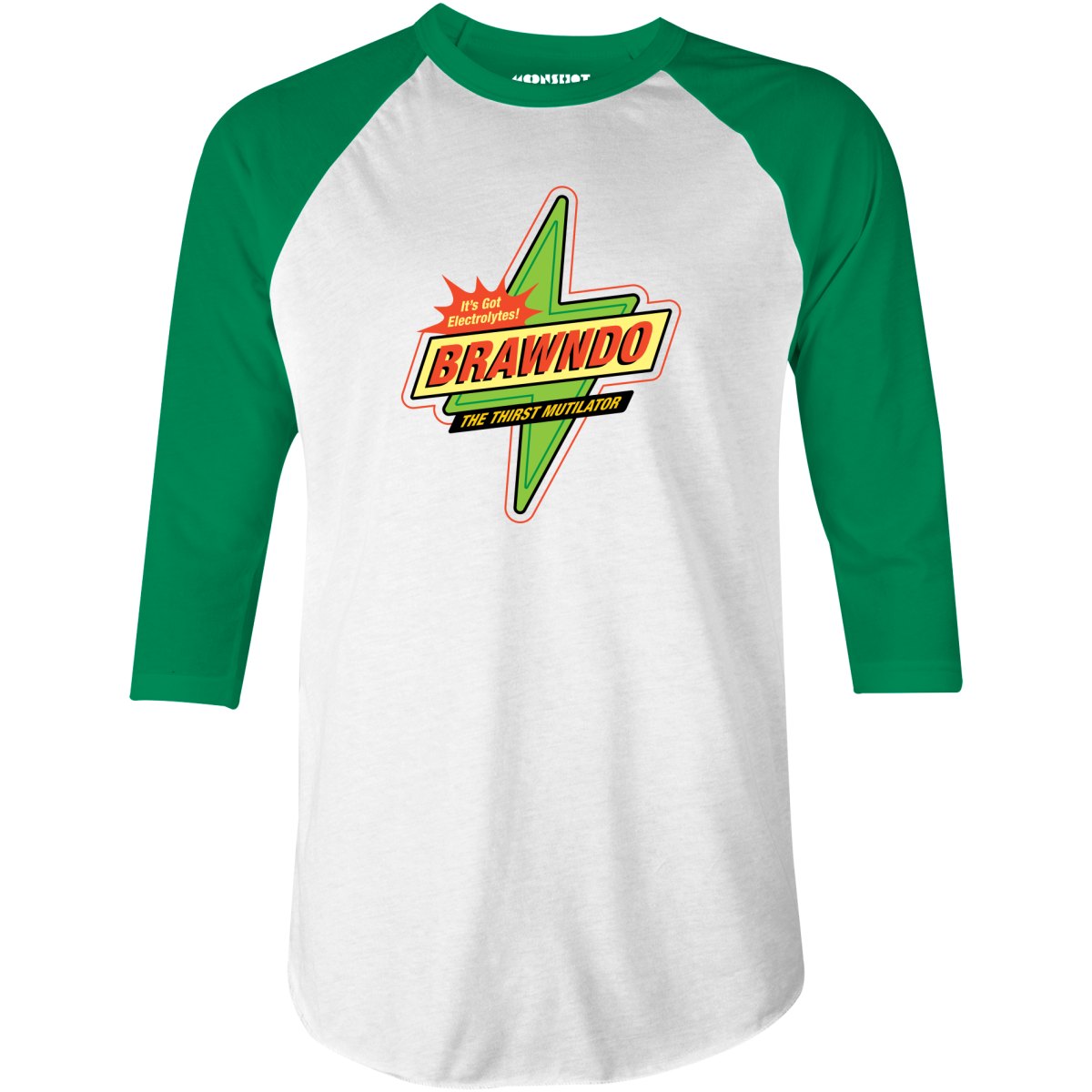 Brawndo - 3/4 Sleeve Raglan T-Shirt