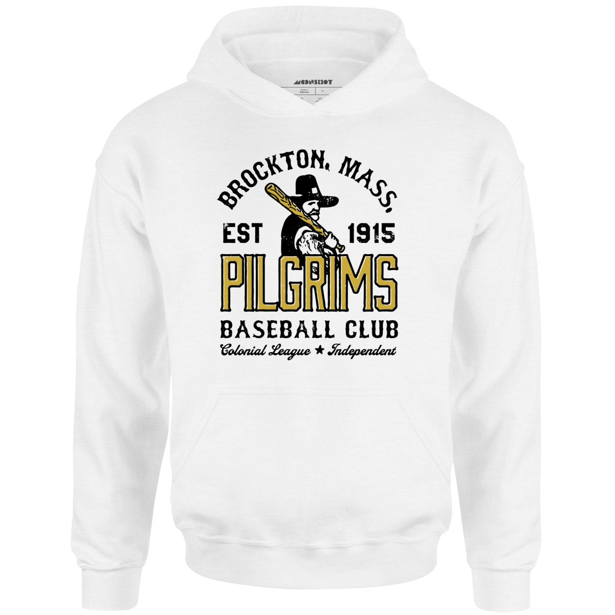 Brockton Pilgrims - Massachusetts - Vintage Defunct Baseball Teams - Unisex Hoodie