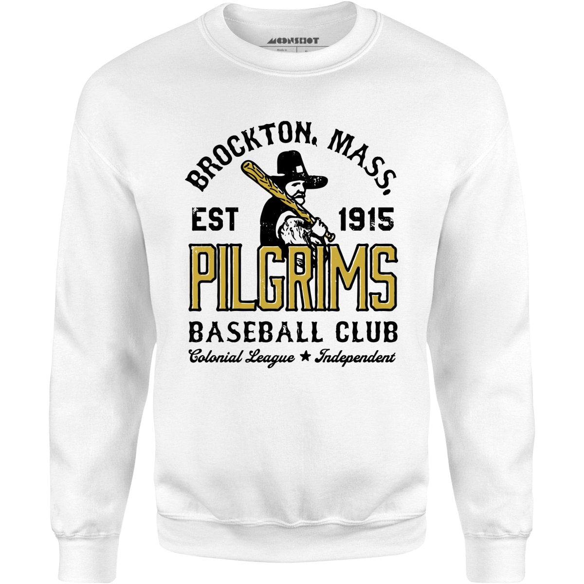 Brockton Pilgrims - Massachusetts - Vintage Defunct Baseball Teams - Unisex Sweatshirt