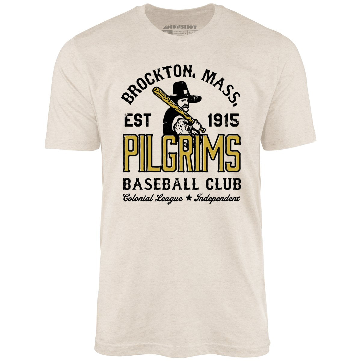 Brockton Pilgrims - Massachusetts - Vintage Defunct Baseball Teams - Unisex T-Shirt