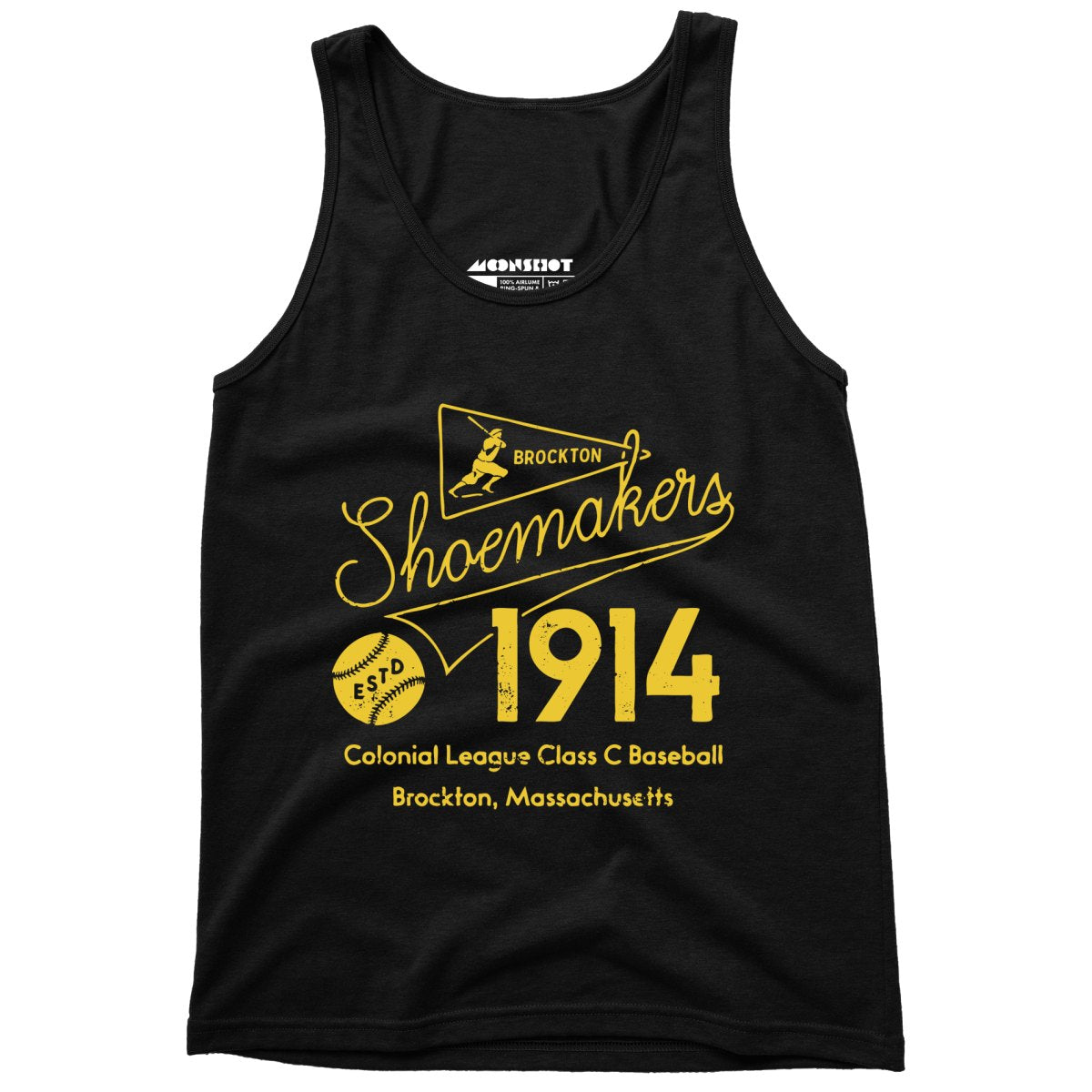 Brockton Shoemakers - Massachusetts - Vintage Defunct Baseball Teams - Unisex Tank Top