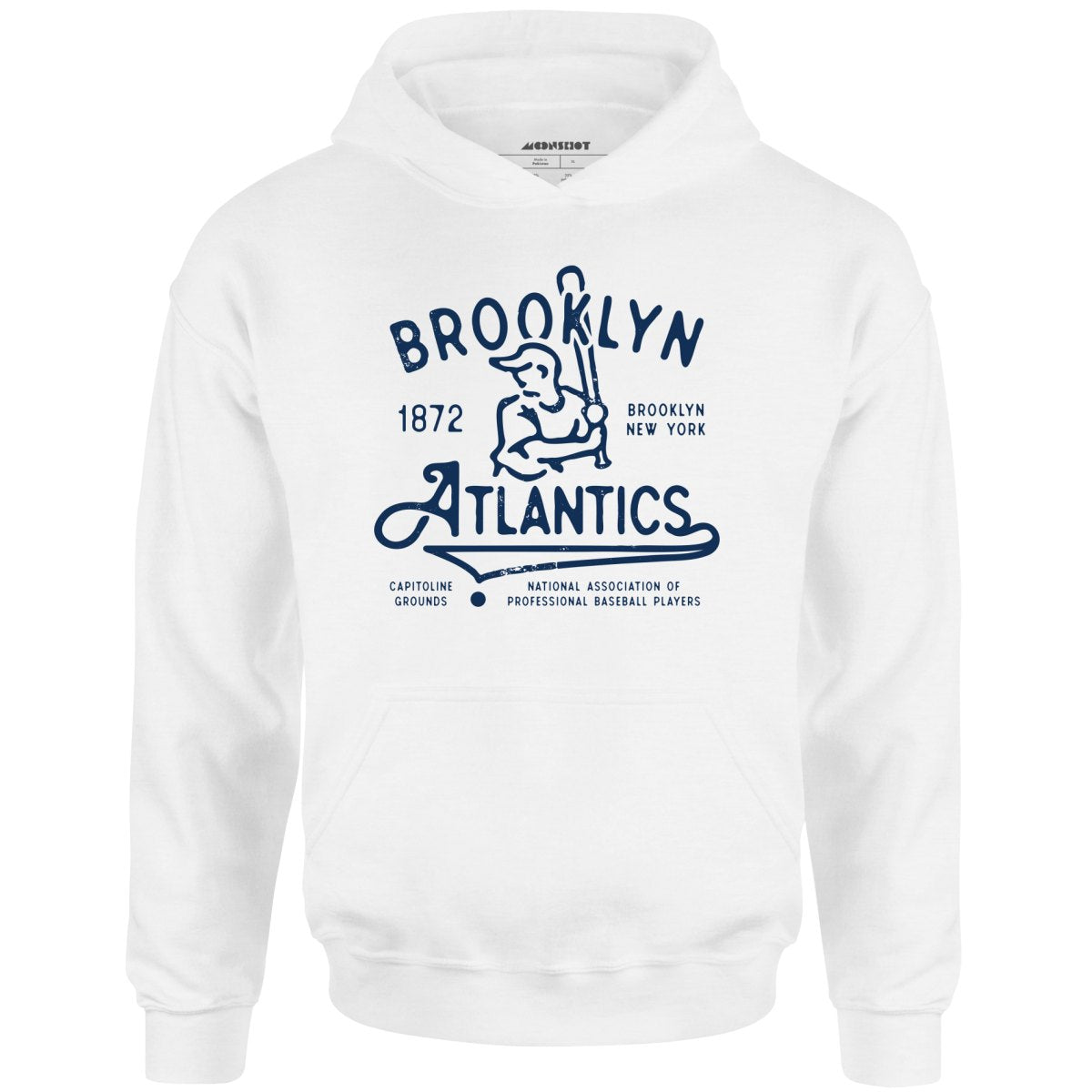 Brooklyn Atlantics - New York - Vintage Defunct Baseball Teams - Unisex Hoodie