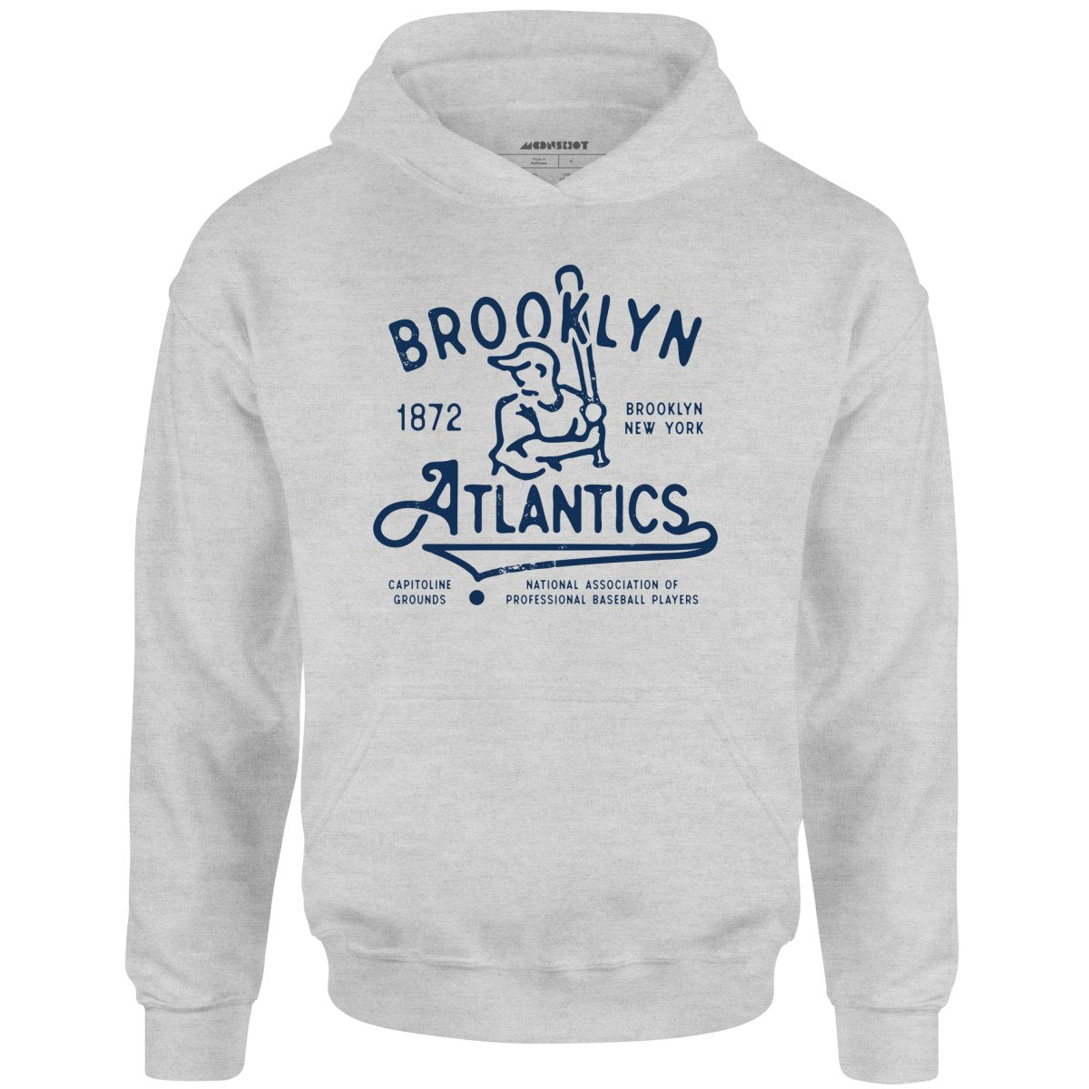 Brooklyn Atlantics - New York - Vintage Defunct Baseball Teams - Unisex Hoodie