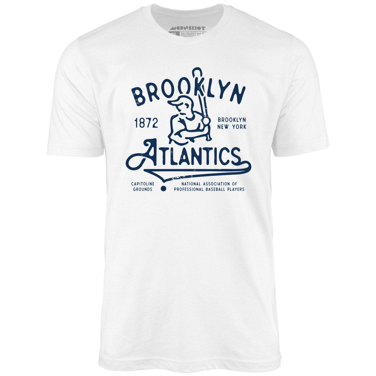Brooklyn Atlantics - New York - Vintage Defunct Baseball Teams - Unisex T-Shirt