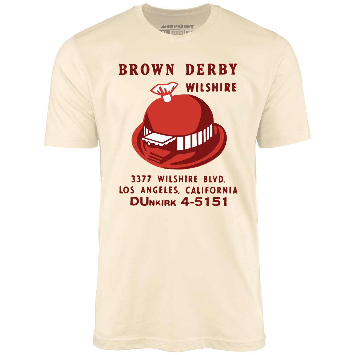 Brown Derby - Los Angeles, CA - Vintage Restaurant - Unisex T-Shirt