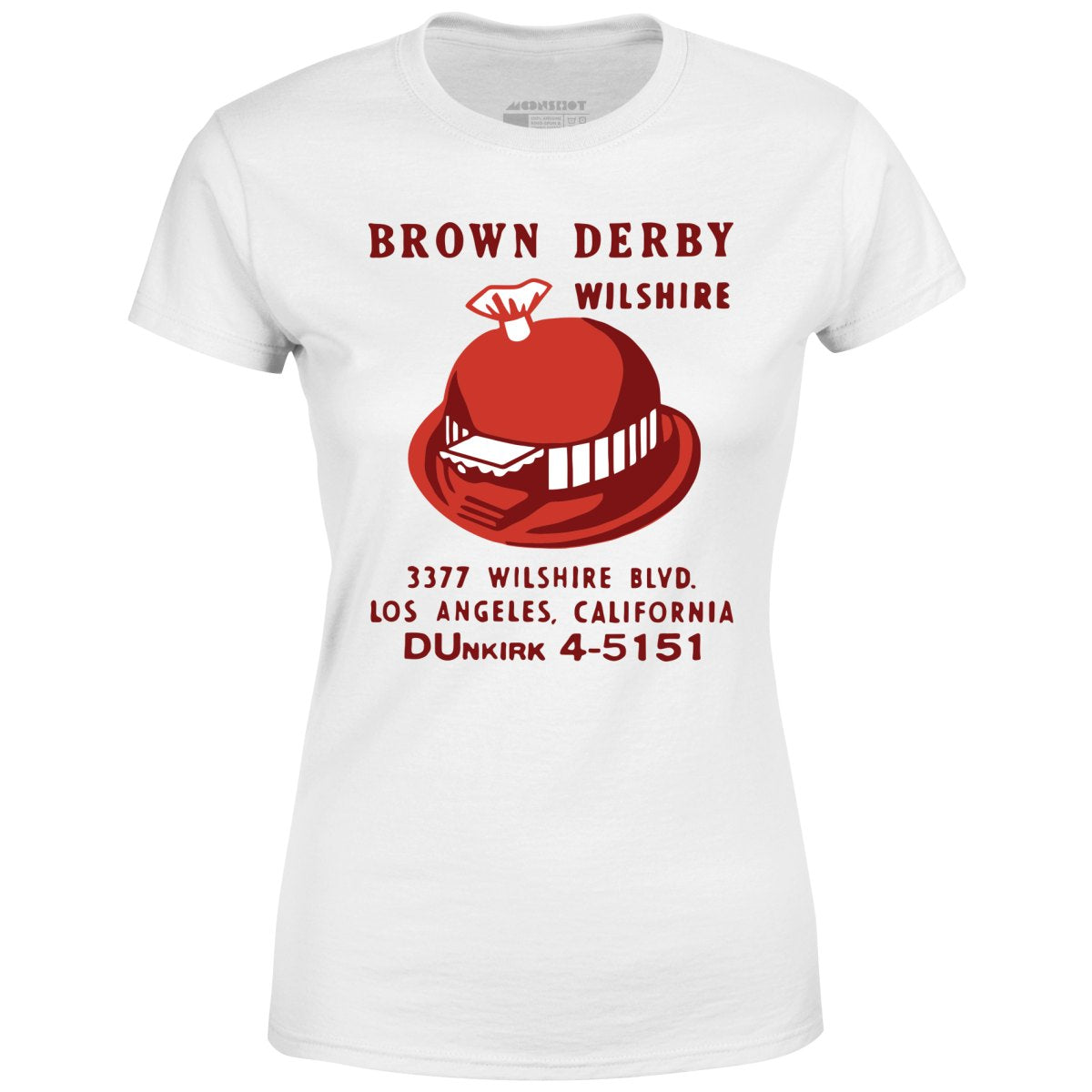 Brown Derby - Los Angeles, CA - Vintage Restaurant - Women's T-Shirt