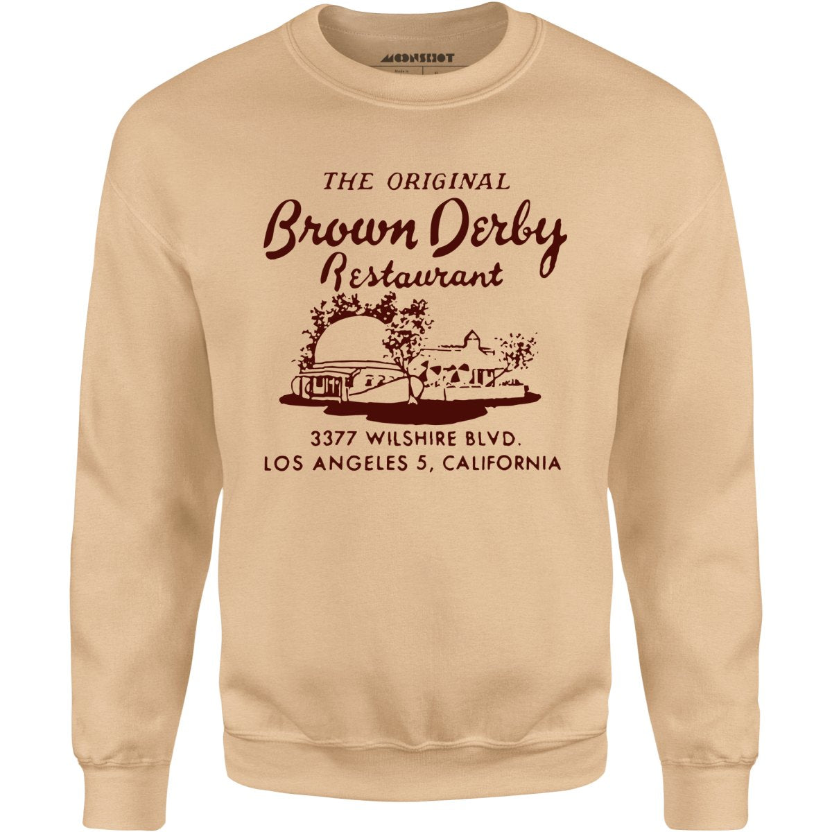 Brown Derby v2 - Los Angeles, CA - Vintage Restaurant - Unisex Sweatshirt