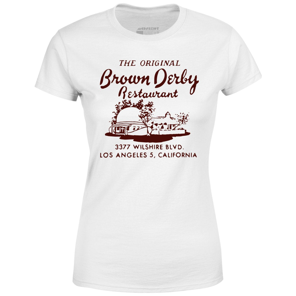Brown Derby v2 - Los Angeles, CA - Vintage Restaurant - Women's T-Shirt