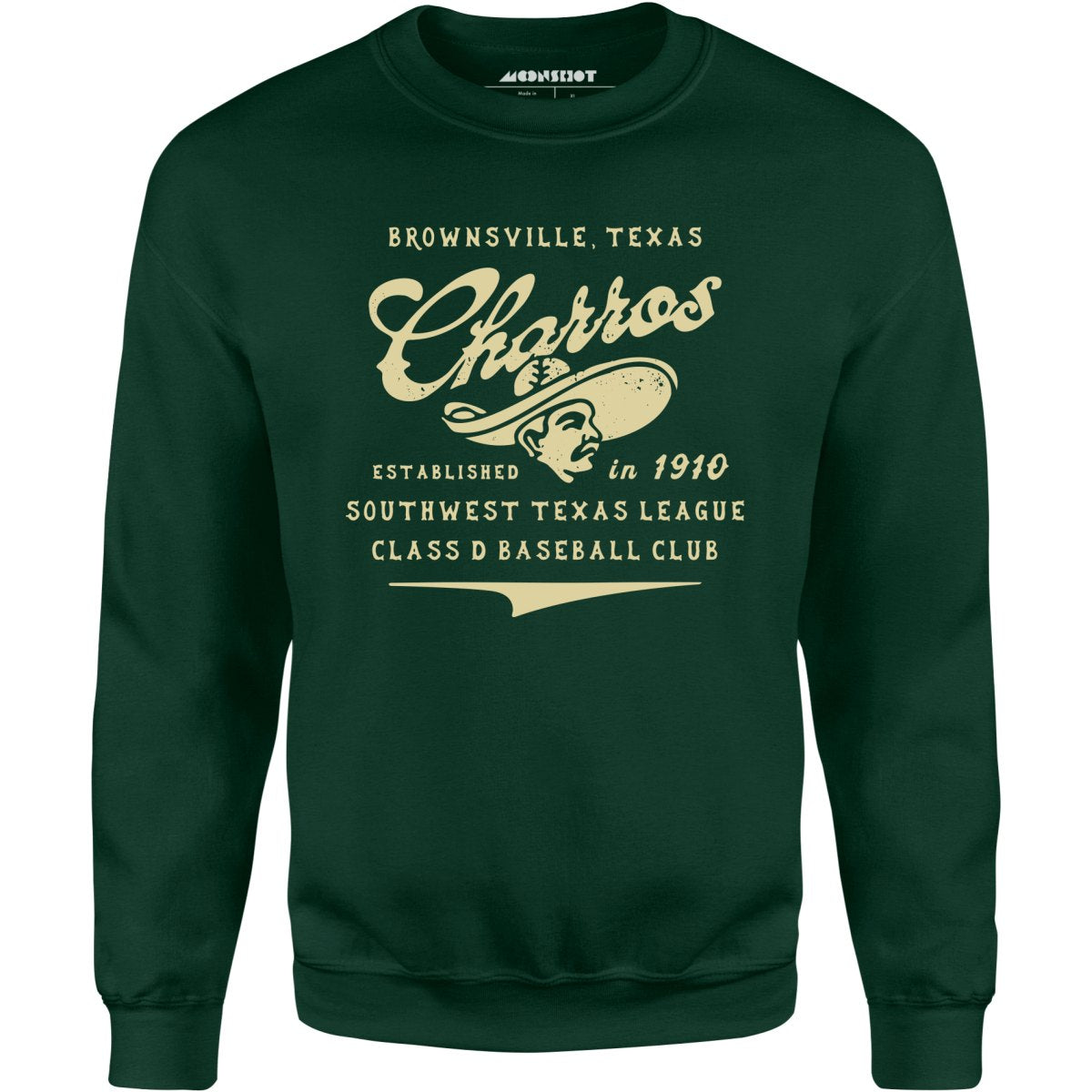 Brownsville Charros - Texas - Vintage Defunct Baseball Teams - Unisex Sweatshirt