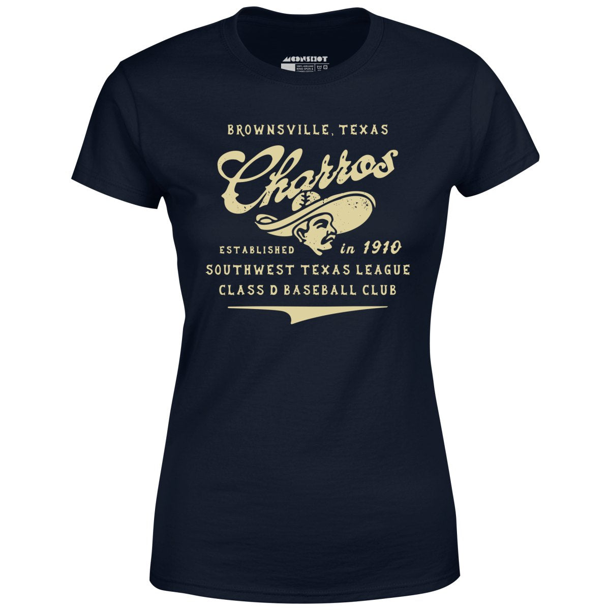 Brownsville Charros - Texas - Vintage Defunct Baseball Teams - Women's T-Shirt