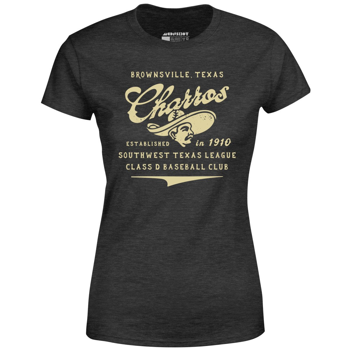 Brownsville Charros - Texas - Vintage Defunct Baseball Teams - Women's T-Shirt