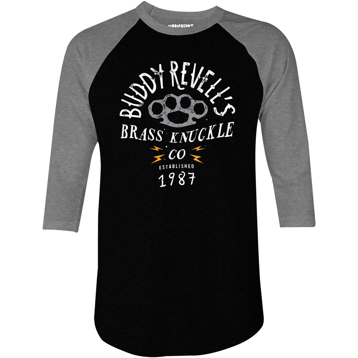 Buddy Revell's Brass Knuckle Co. - 3/4 Sleeve Raglan T-Shirt
