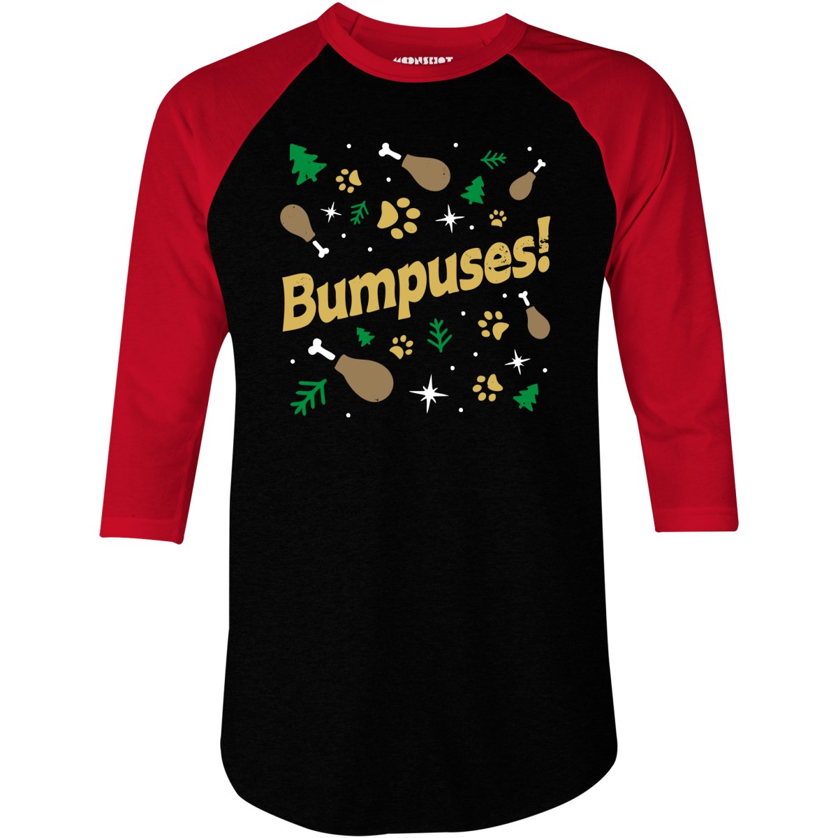 Bumpuses! - 3/4 Sleeve Raglan T-Shirt