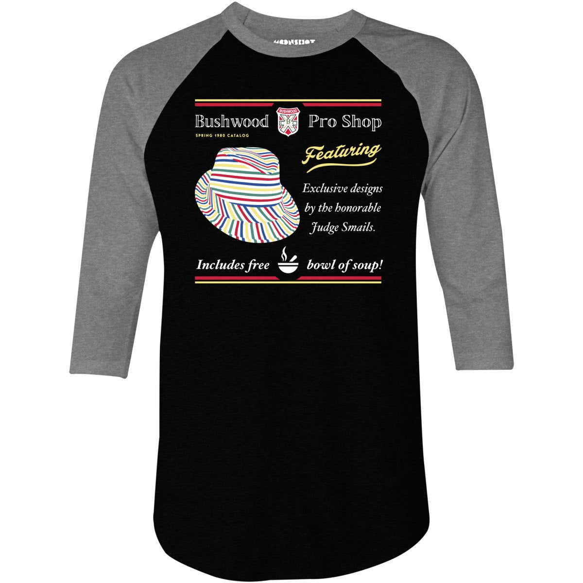 Bushwood Pro Shop - 3/4 Sleeve Raglan T-Shirt