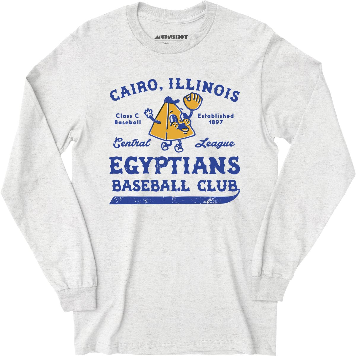 Cairo Egyptians - Illinois - Vintage Defunct Baseball Teams - Long Sleeve T-Shirt