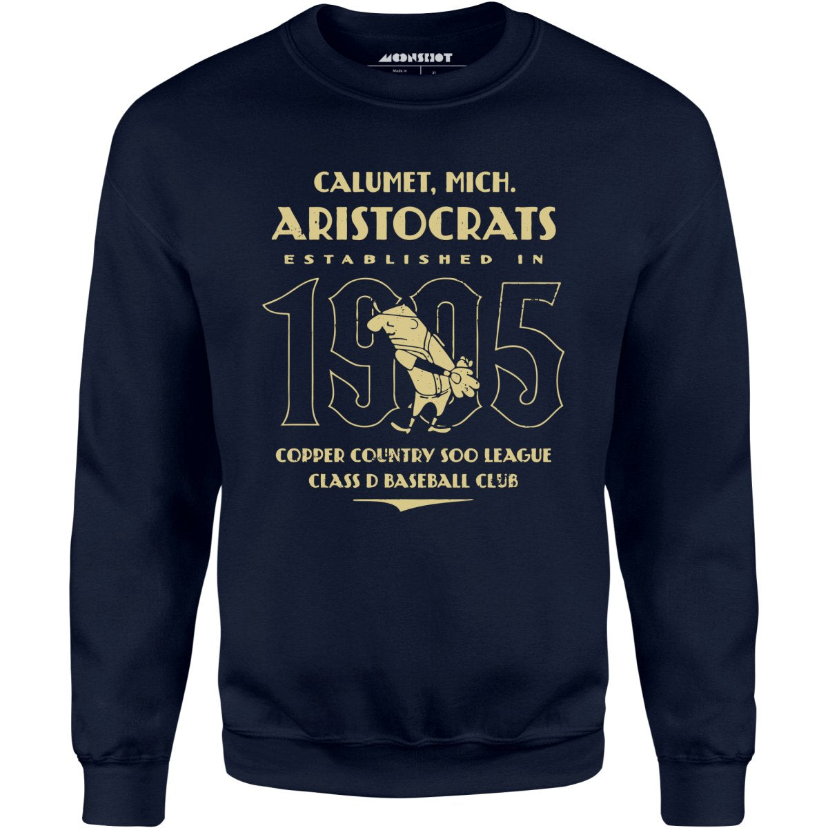 Calumet Aristocrats - Michigan - Vintage Defunct Baseball Teams - Unisex Sweatshirt