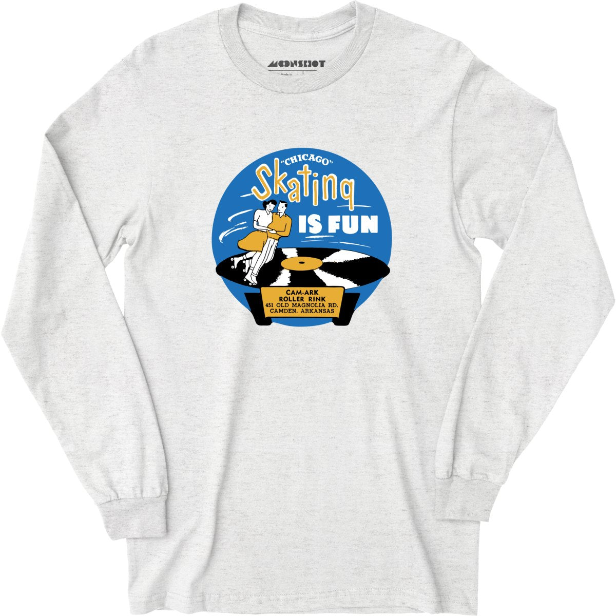Cam-Ark Roller Rink - Camden, AR - Vintage Roller Rink - Long Sleeve T-Shirt