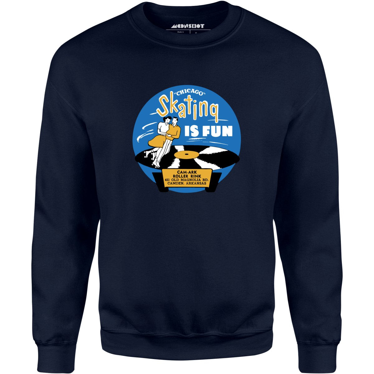 Cam-Ark Roller Rink - Camden, AR - Vintage Roller Rink - Unisex Sweatshirt