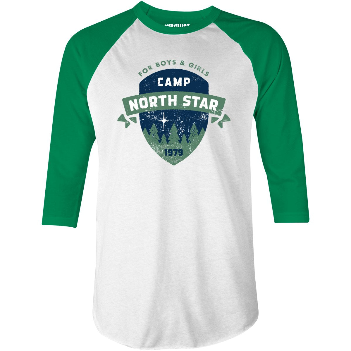 Camp North Star 1979 - 3/4 Sleeve Raglan T-Shirt