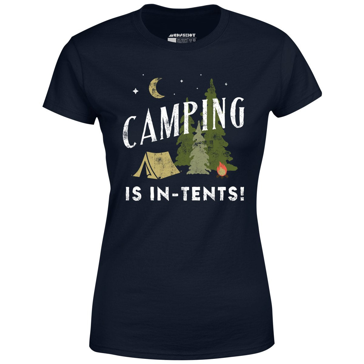 Camping is In-Tents - Women's T-Shirt