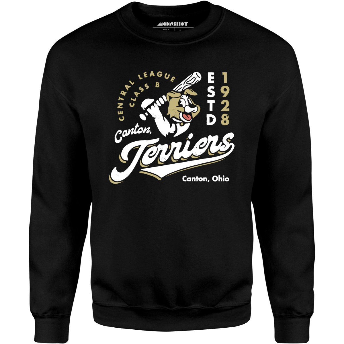 Canton Terriers - Ohio  - Vintage Defunct Baseball Teams - Unisex Sweatshirt